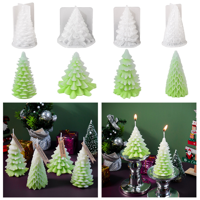 Holiday Candle Set - Fai da te cono albero di