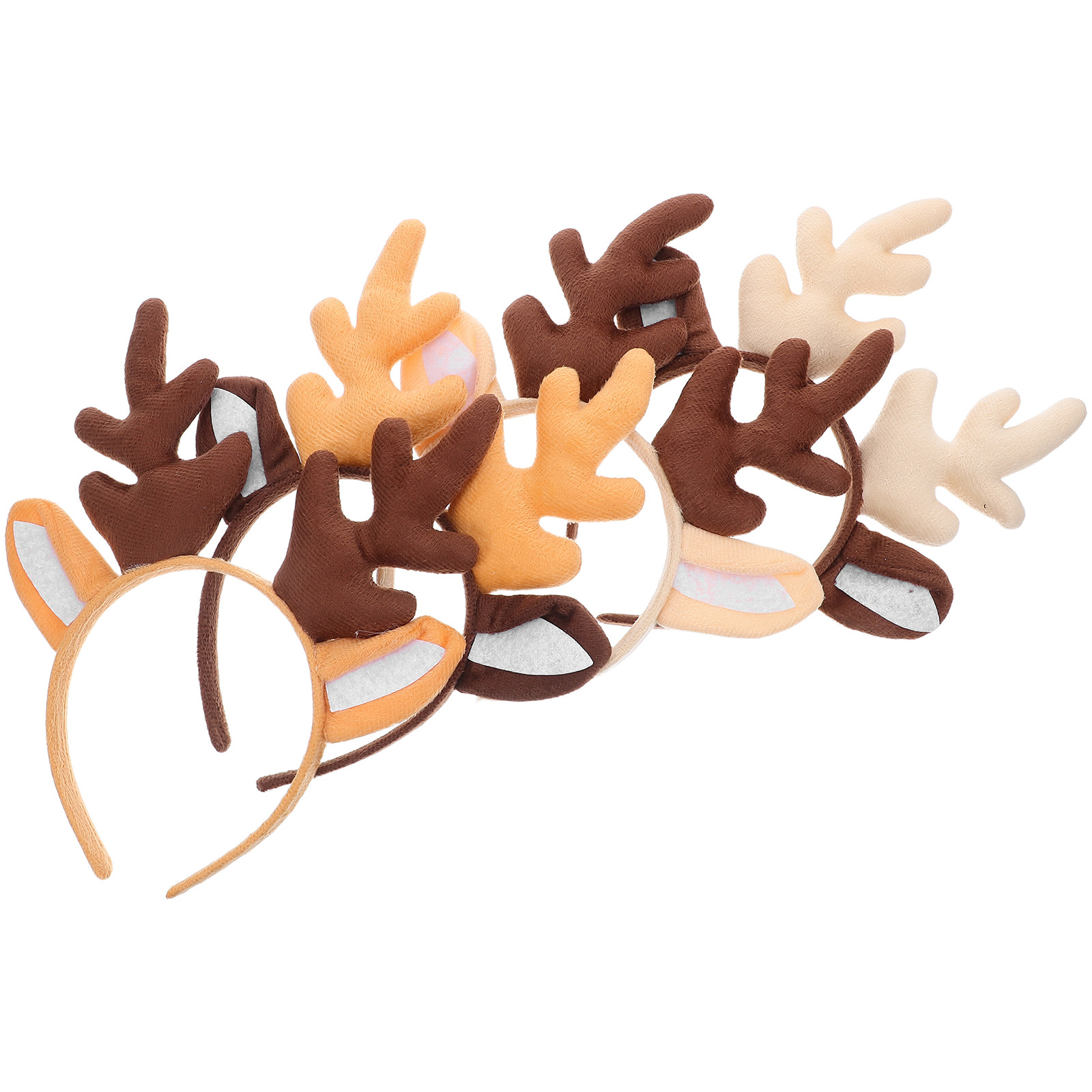Reindeer Antlers Headband - 4 Pezzi Cerchietto Natalizio con Corna