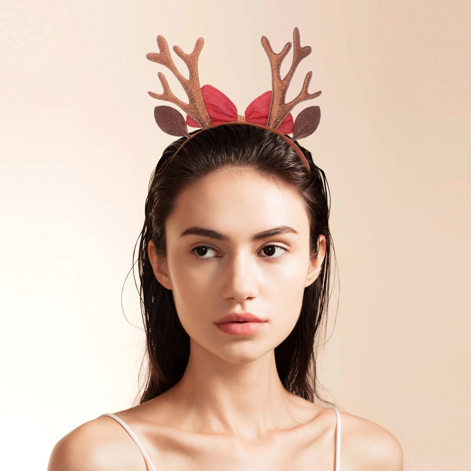 Reindeer Antlers Headband - Fascia per capelli con corna di