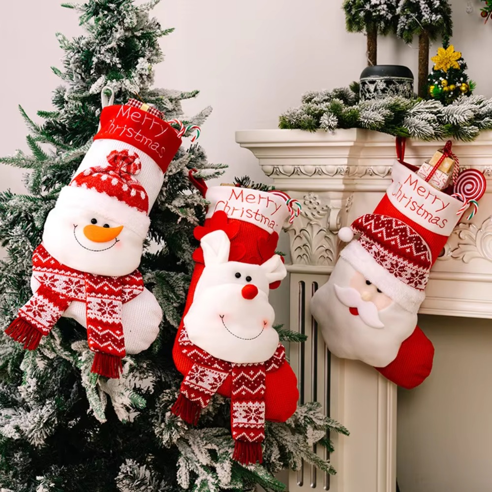 1 pezzo, calza di Natale 3D co - Christmas Stocking Hanging recensione e prezzo