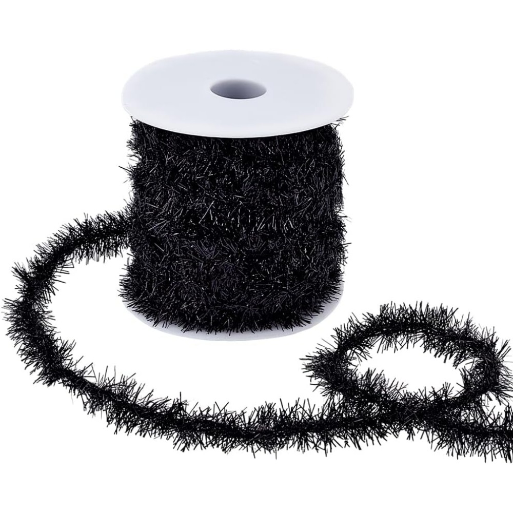 21.8 Metri Ghirlanda Nera Sott - Tinsel Garland Decoration recensione e prezzo