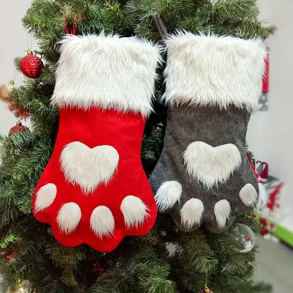 Calze natalizie con motivo a i - Christmas Stocking Hanging recensione e prezzo