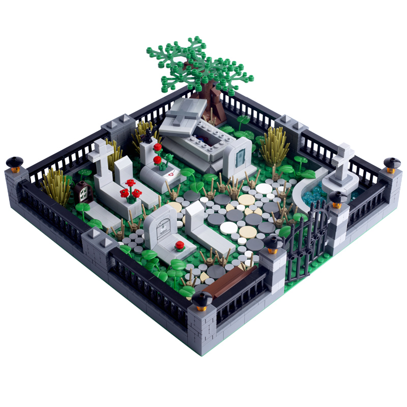 MOC Halloween cimitero Buildin - Lego Set City recensione e prezzo