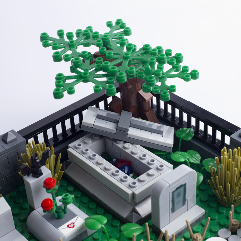 MOC Halloween cimitero Buildin - Lego Set City recensione e prezzo