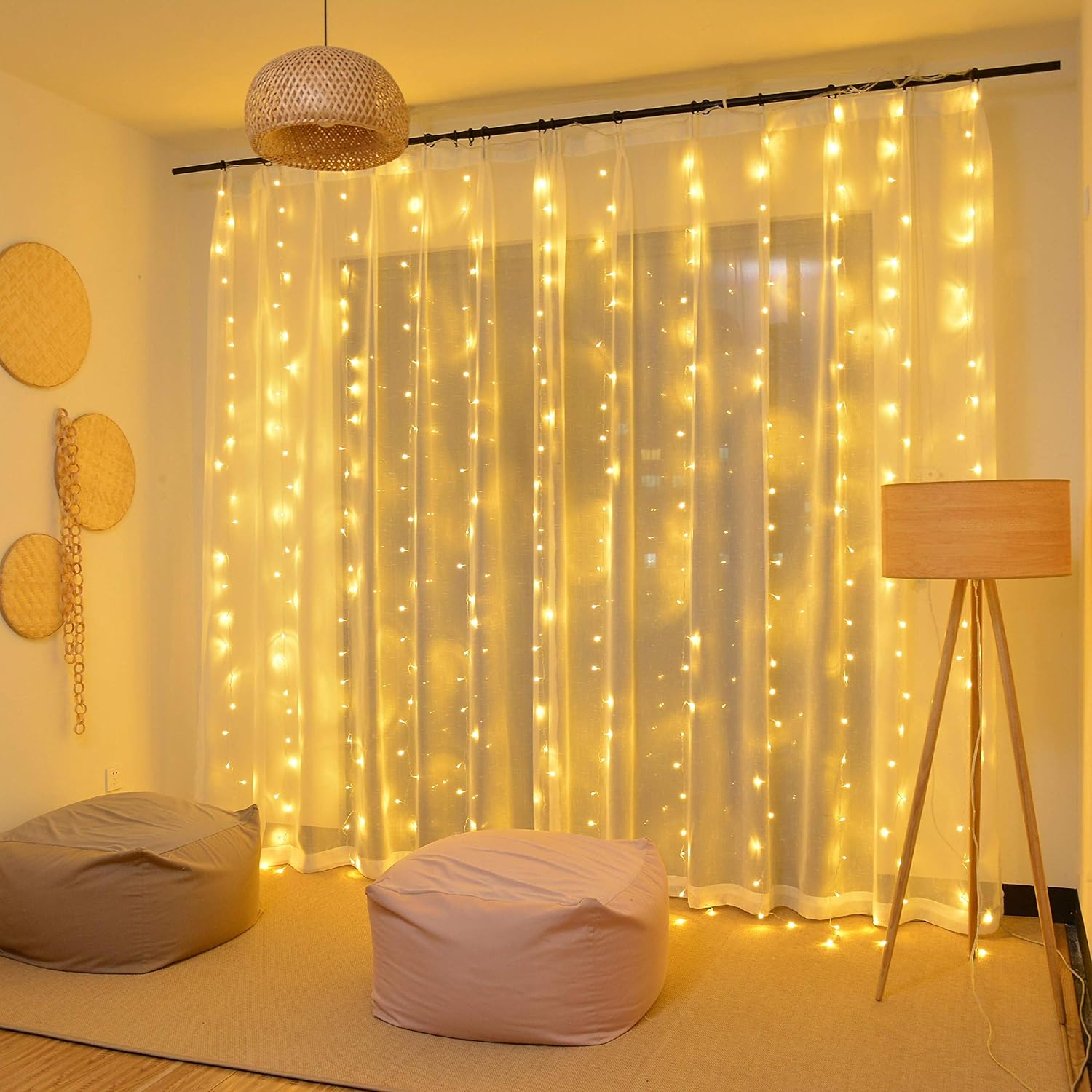Luci a tendina LED con telecom - Led Fairy String Lights recensione e prezzo